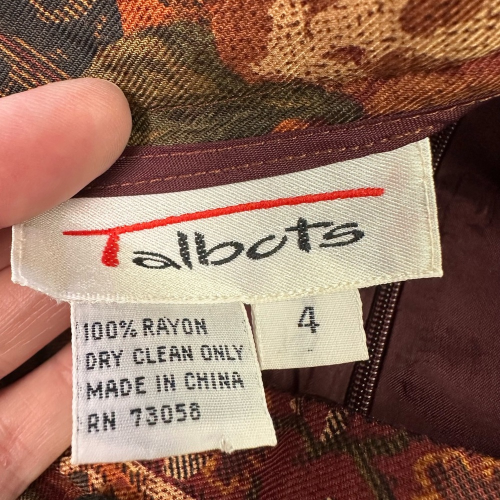 Talbots Multicolor Patchwork Maxi Skirt - image 8